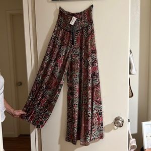 Karma highway, hardware - wide leg flared pant (silky feel)